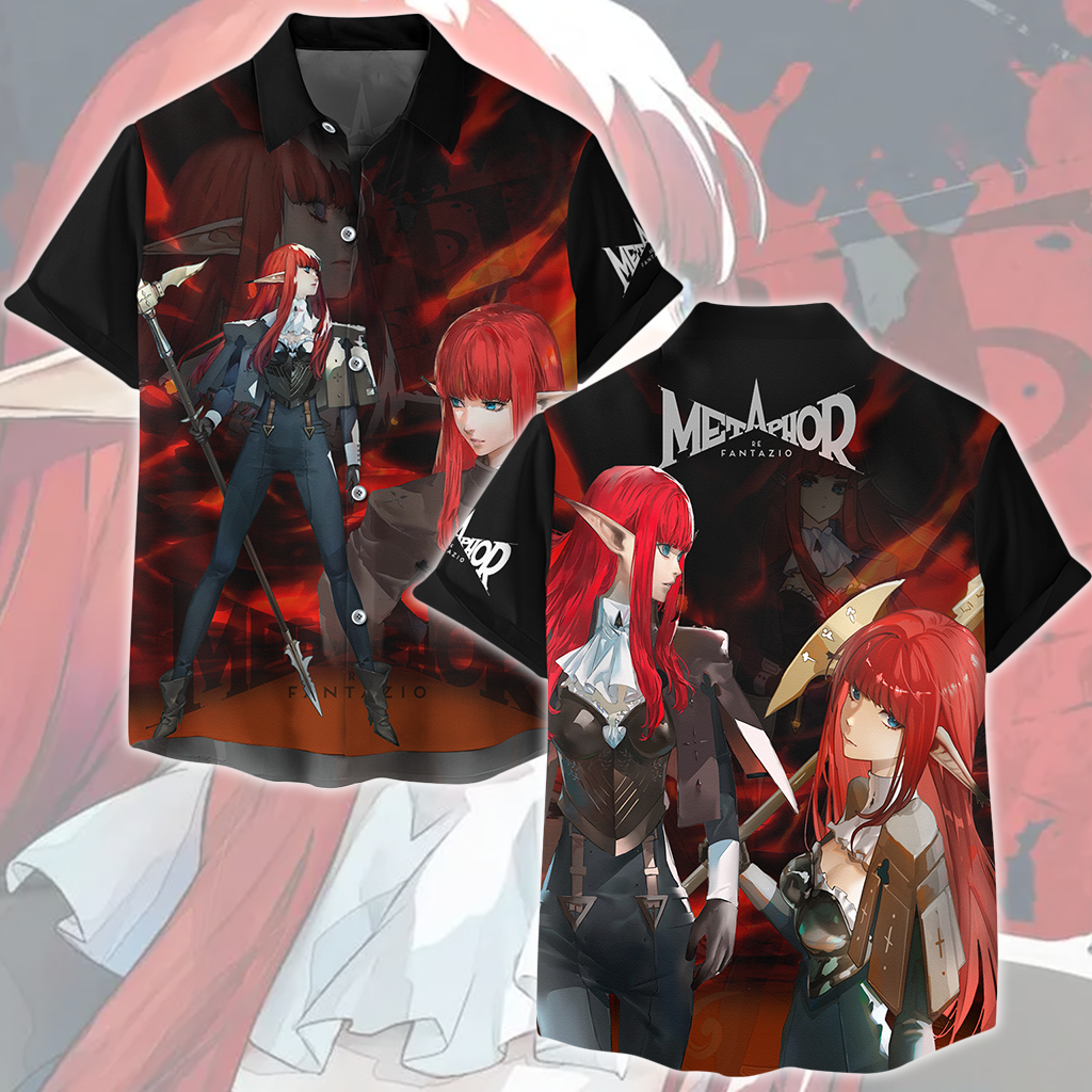 Metaphor Refantazio - Hulkenberg Video Game All Over Printed T-shirt Tank Top Zip Hoodie Pullover Hoodie Hawaiian Shirt Beach Shorts Joggers Hawaiian Shirt
