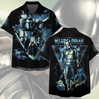 Star Wars Mandalorian 'This is the way' Movie Video Game All Over Printed T-shirt Tank Top Zip Hoodie Pullover Hoodie Hawaiian Shirt Beach Shorts Joggers