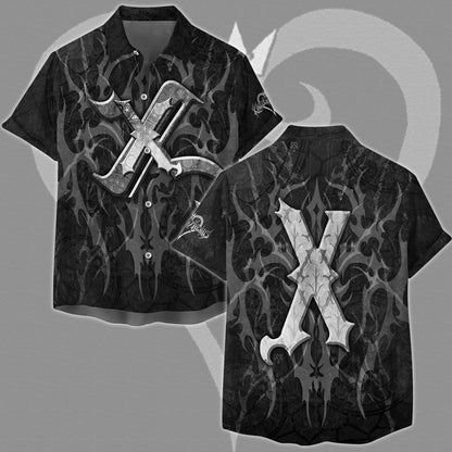 Kingdom Hearts Symbols Recusant’s Sigil Video Game All Over Printed T-shirt Tank Top Zip Hoodie Pullover Hoodie Hawaiian Shirt Beach Shorts Joggers Hawaiian Shirt