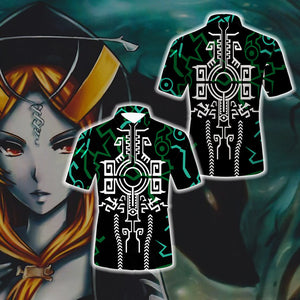 The Legend of Zelda Midna Unisex Hawaiian Shirt Beach Shorts   