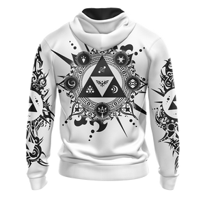 Personalized The legend of Zelda All Over Print T-shirt Zip Hoodie Pullover Hoodie   