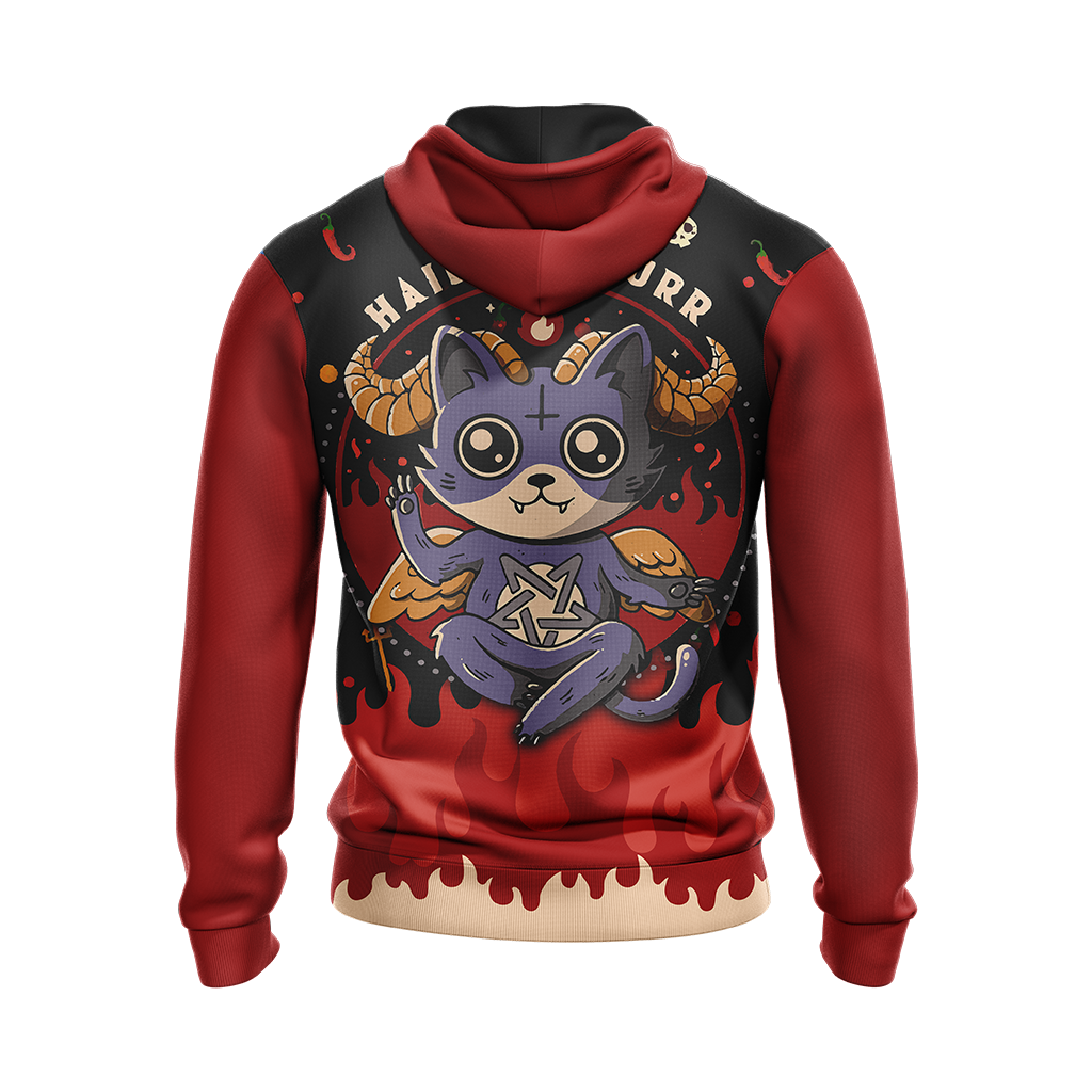Hail Lucipurr Cat Unisex 3D T-shirt