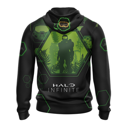 Halo Infinite Unisex 3D T-shirt Zip Hoodie Pullover Hoodie