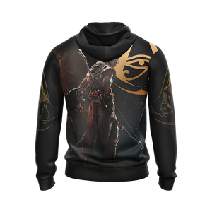 Assassin’s Creed Origins Logo with Bayek Unisex 3D T-shirt   