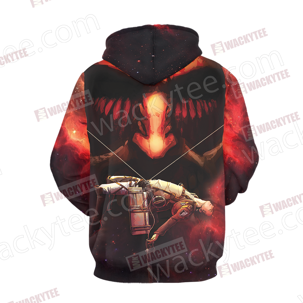 Attack On Titan Eren Jaeger Unisex 3D T-shirt
