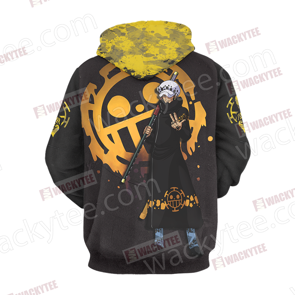 One Piece Trafalgar D. Water Law Unisex 3D T-shirt