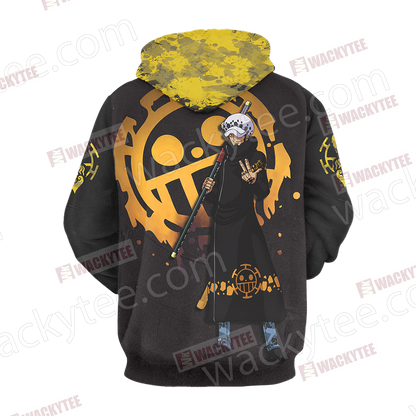 One Piece Trafalgar D. Water Law Unisex 3D T-shirt