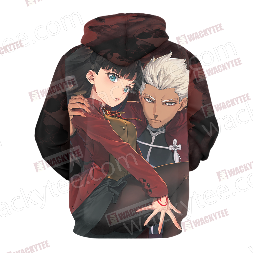 Fate/ Stay Night - Blade And Rin Unisex 3D T-shirt