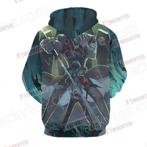 Persona 3 Thanatos And Makoto Yuuki Unisex 3D T-shirt   