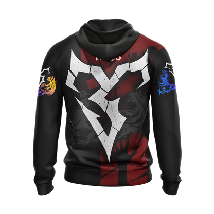 Final Fantasy X Tidus Symbol Unisex 3D T-shirt Zip Hoodie Pullover Hoodie