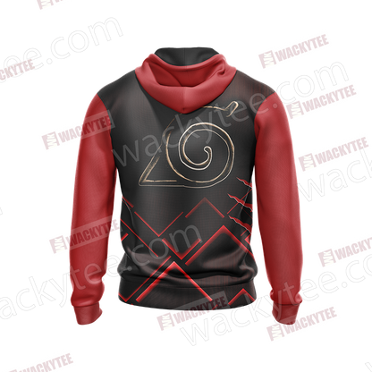 Naruto Konoha Symbol Unisex 3D T-shirt