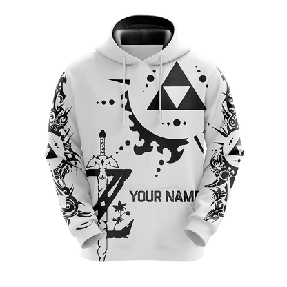 Personalized The legend of Zelda All Over Print T-shirt Zip Hoodie Pullover Hoodie