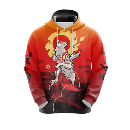 Okami Fox Fire Unisex 3D T-shirt