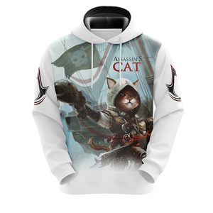 Assassin's Creed III-IV Cat Unisex 3D T-shirt   