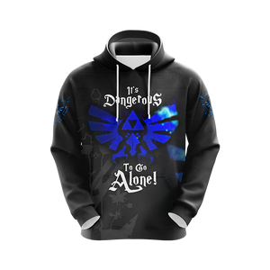 The Legend Of Zelda It's Dangerous To Go Alone, Take This Unisex 3D T-shirt Zip Hoodie   