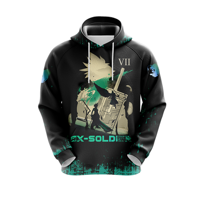 Final fantasy - Ex-Soldier of the VII Unisex 3D T-shirt
