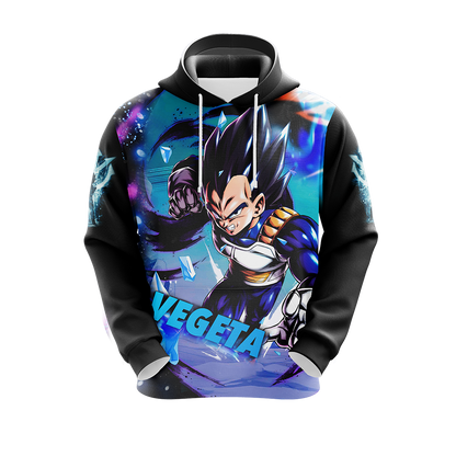 Dragon Ball Vegeta All Over Print T-shirt Zip Hoodie Pullover Hoodie