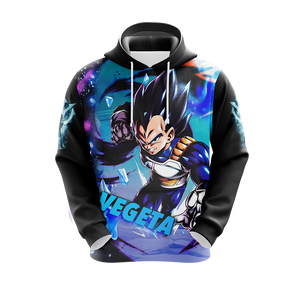 Dragon Ball Vegeta All Over Print T-shirt Zip Hoodie Pullover Hoodie   