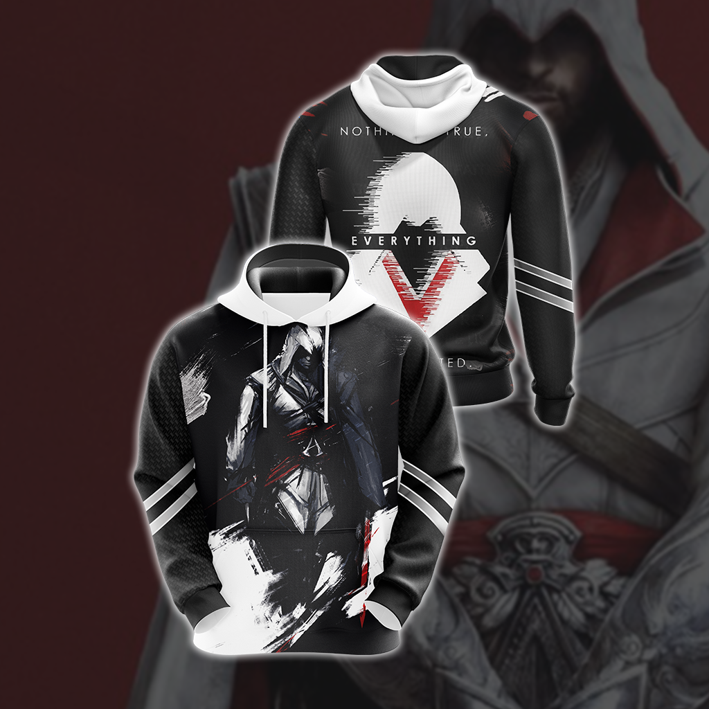 Assassin's Creed Nothing Is True Everything Is Permitted Unisex 3D T-shirt Hoodie