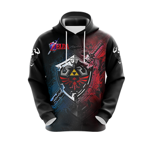 The Legend Of Zelda Unisex 3D T-shirt Zip Hoodie   