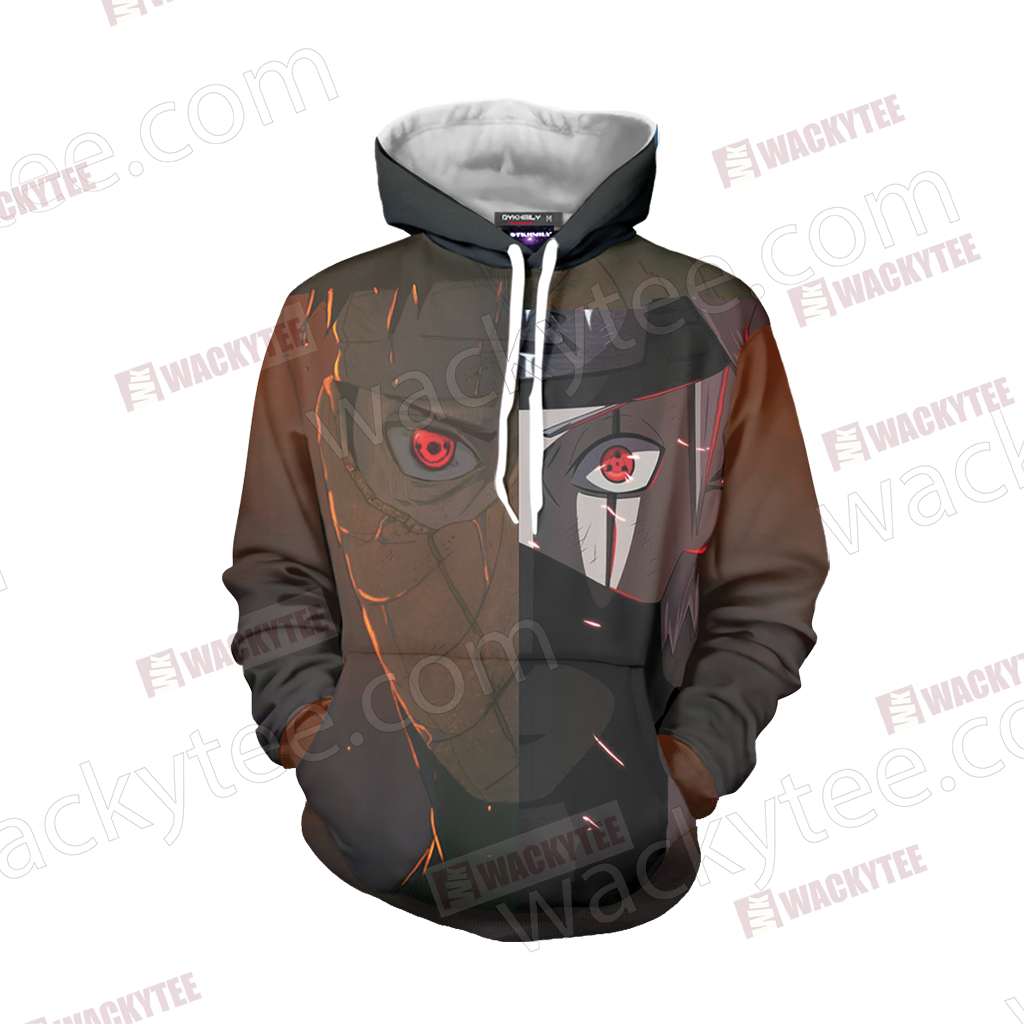 Naruto Obito And Kakashi 3D T-shirt