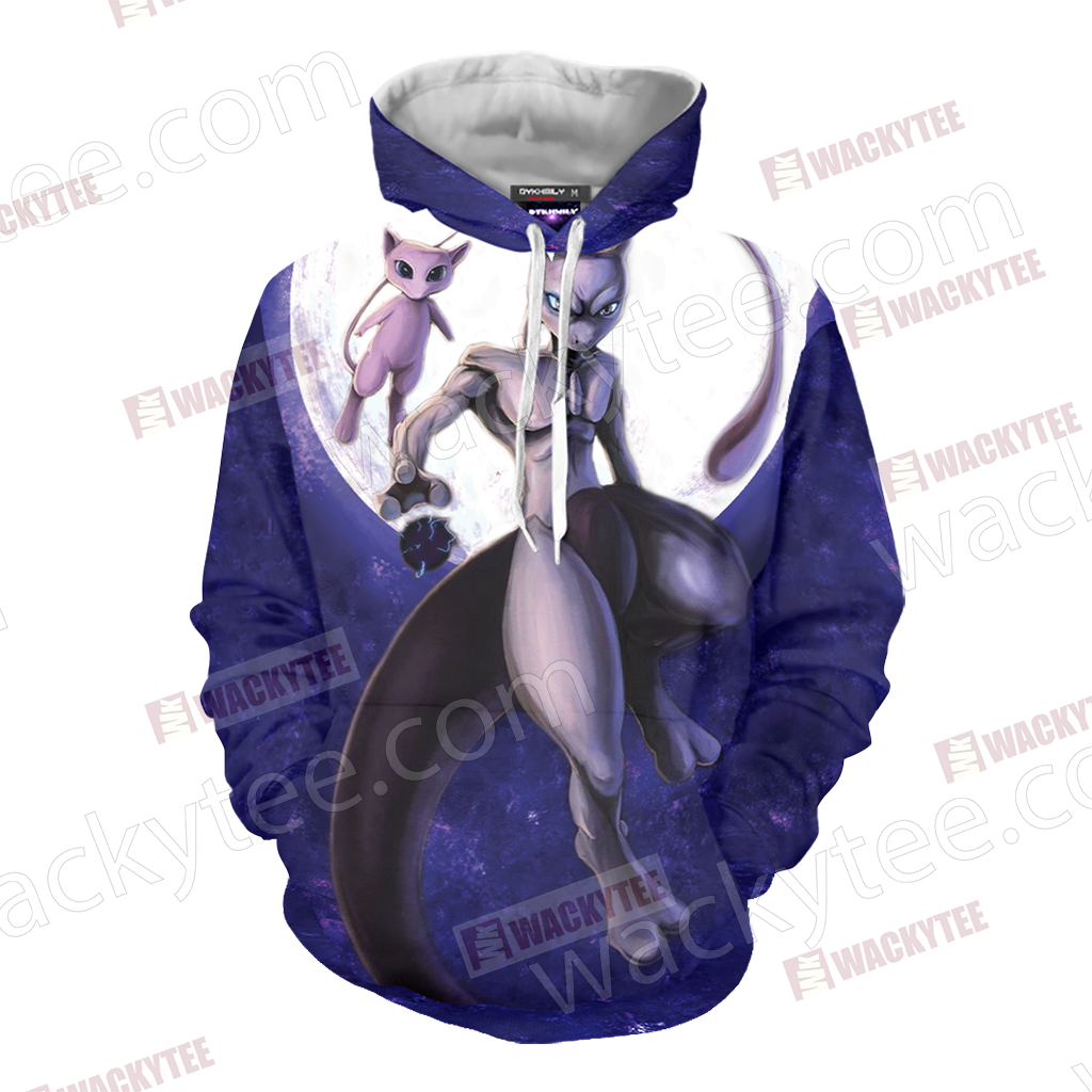 Pokemon Mewtwo Unisex 3D T-shirt