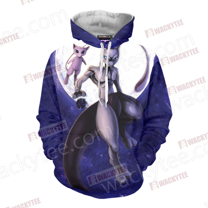 Pokemon Mewtwo Unisex 3D T-shirt