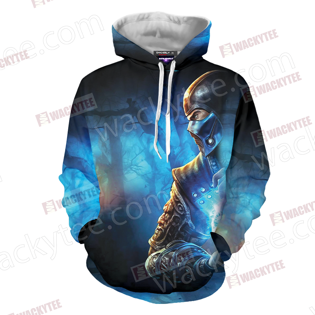 Mortal Kombat Subzero Video Game Unisex 3D T-shirt