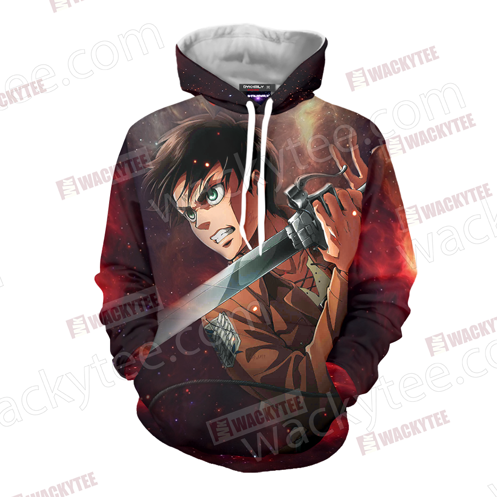 Attack On Titan Eren Jaeger Unisex 3D T-shirt