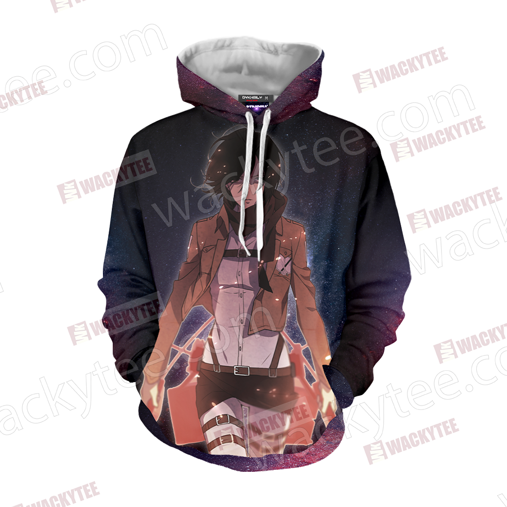 Attack On Titan - Mikasa Unisex 3D T-shirt