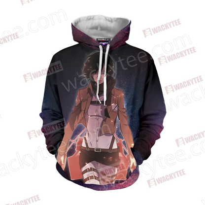 Attack On Titan - Mikasa Unisex 3D T-shirt