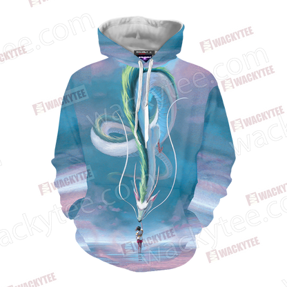 Spirited Away Ogino Chihiro And Haku Unisex 3D T-shirt