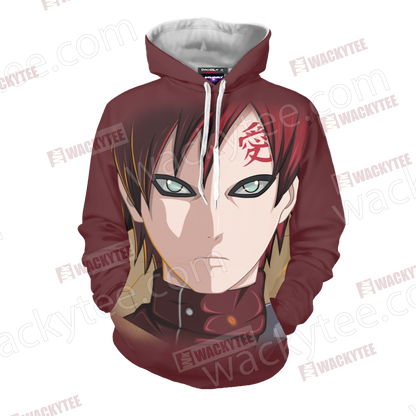Naruto Gaara New Unisex 3D T-shirt