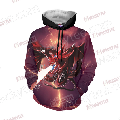 Yu Gi Oh! Slifer The Sky Dragon 3D T-shirt