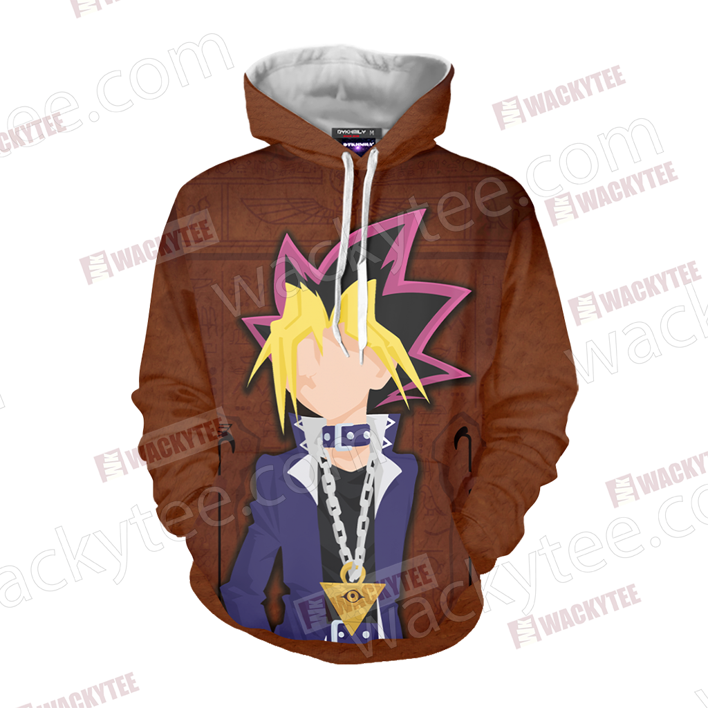 Yu Gi Oh! Yugi Muto And Slifer The Sky Dragon 3D T-shirt