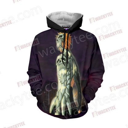 Bleach Ichigo Skull-Clad Form Unisex 3D T-shirt