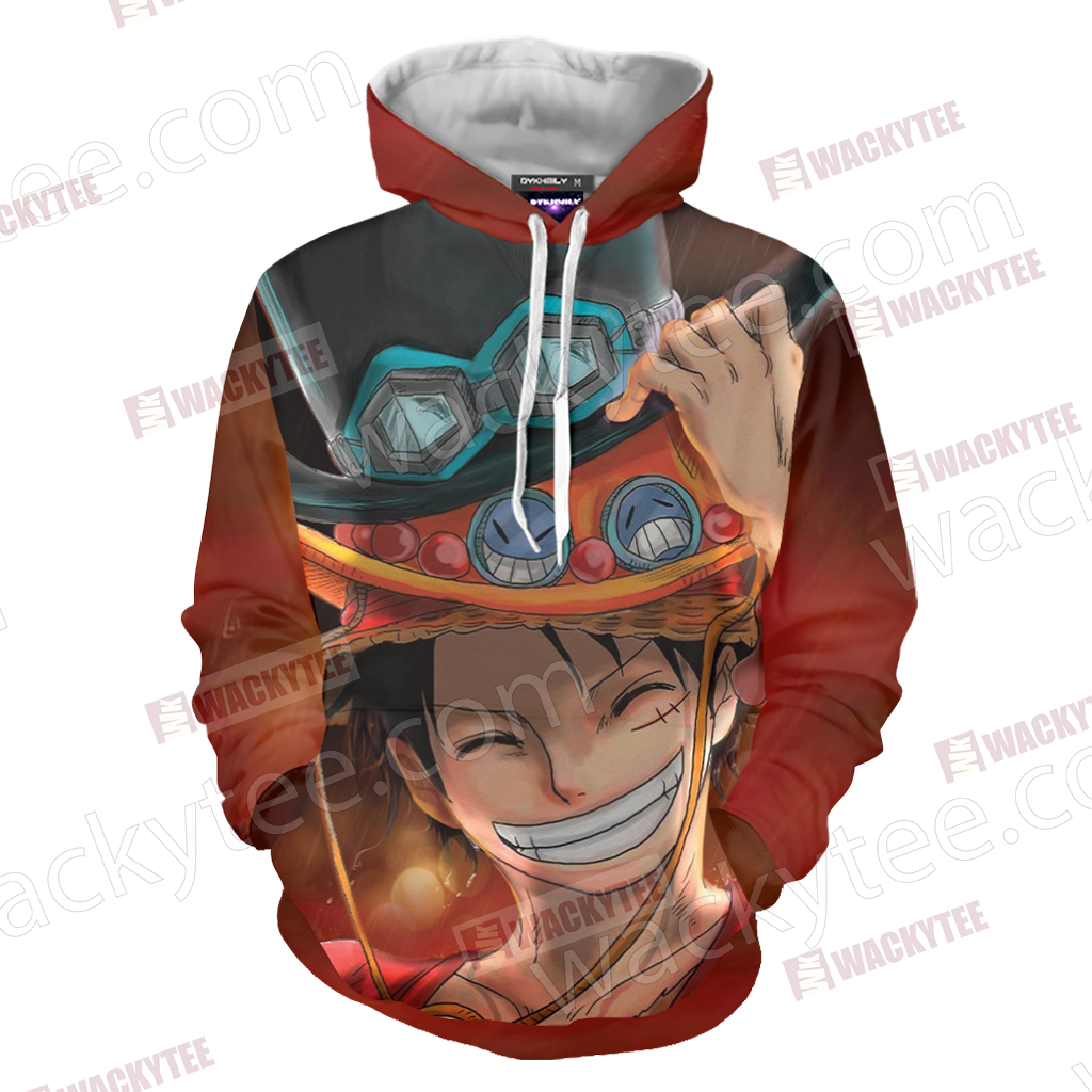 One Piece Luffy Ace Sabo Unisex 3D T-shirt