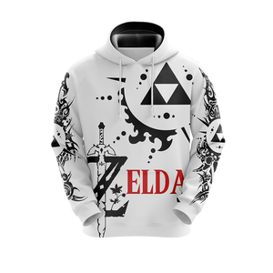 The Legend Of Zelda T-shirt Zip Hoodie Pullover Hoodie   