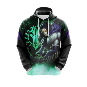 Darksiders Death Unisex 3D T-shirt Zip Hoodie   