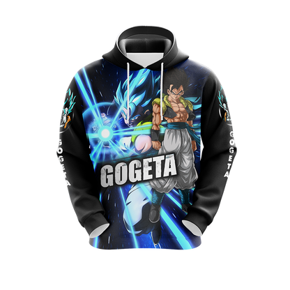 Dragon Ball Gogeta, Vegeta, and Goku Unisex 3D T-shirt Zip Hoodie