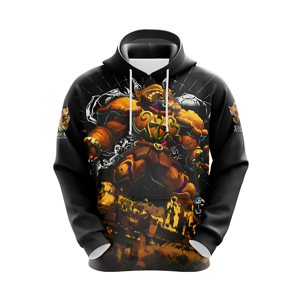 Yu Gi Oh! Exodia The Forbidden Unisex 3D T-shirt Zip Hoodie