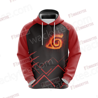 Naruto Konoha Symbol Unisex 3D T-shirt