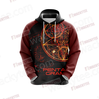 Doom 3 - Pentagram Unisex 3D T-shirt