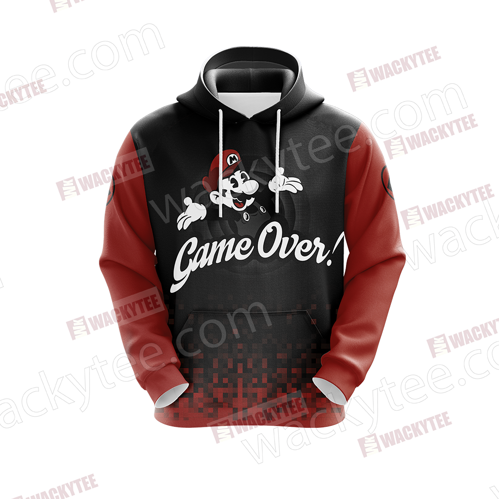 Mario Game Over Unisex 3D T-shirt