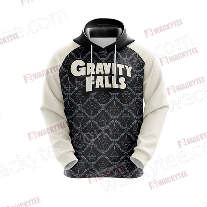 Gravity Falls - Bill Cipher Black And White Unisex 3D T-shirt