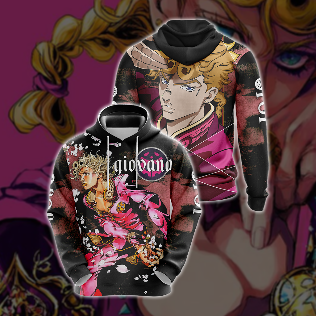 Jojo's Bizarre Adventure - Giovana Unisex 3D T-shirt Hoodie