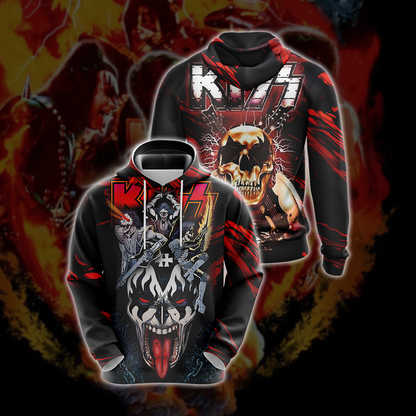 Kiss Band Unisex 3D T-shirt Hoodie