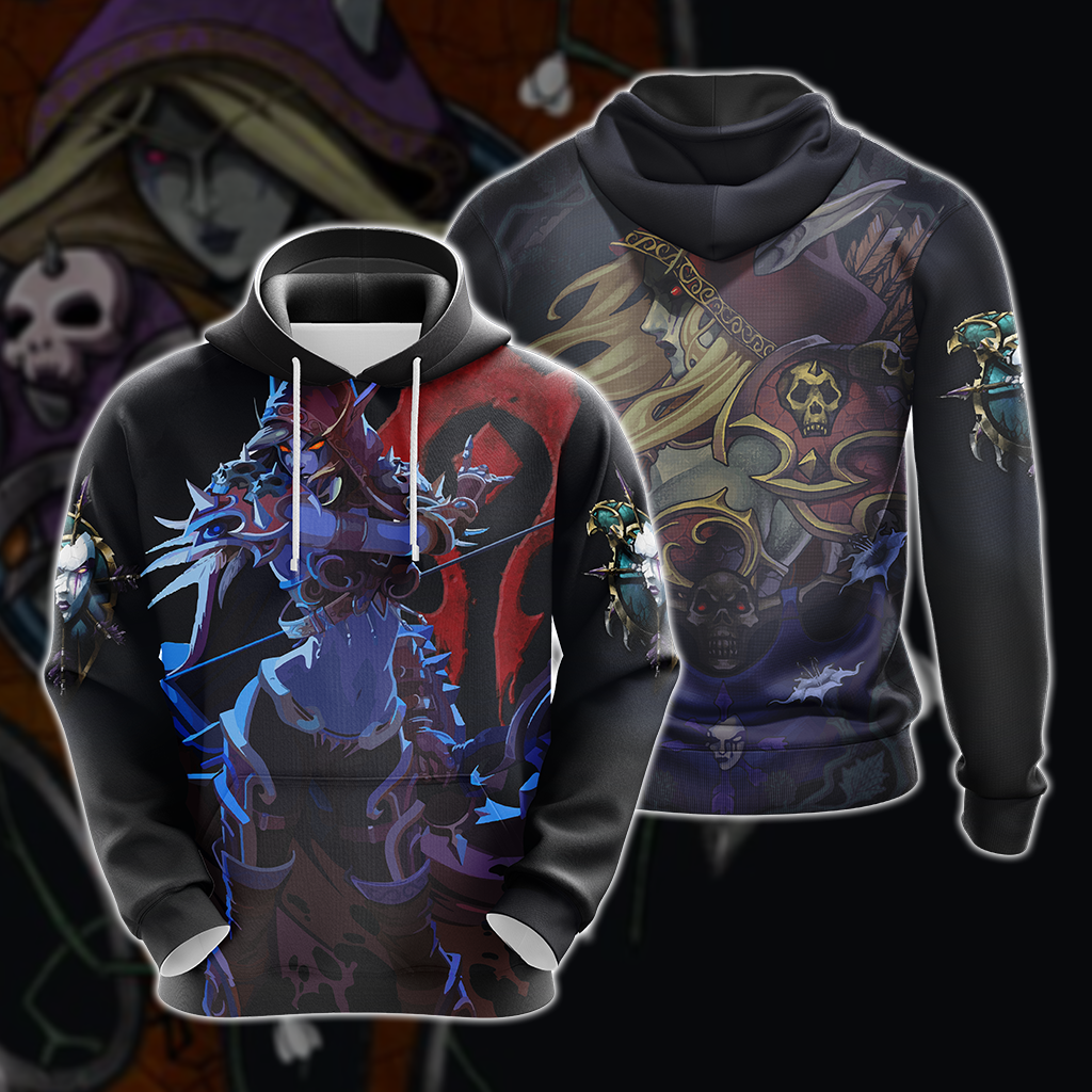 World of Warcraft Sylvanas Windrunner Unisex 3D T-shirt Hoodie