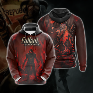 Fallout: New Vegas Unisex 3D T-shirt Hoodie S 