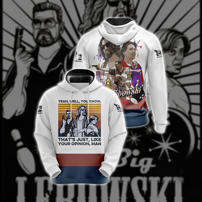The Big Lebowski: That Just, Like Your Opinion Man Unisex 3D T-shirt Hoodie